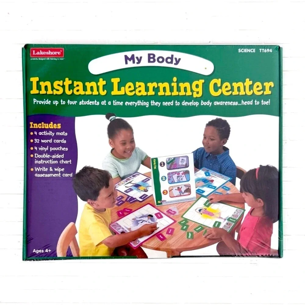 NEW Lakeshore My Body Instant Learning Center Kit Education Homeschool Hands On